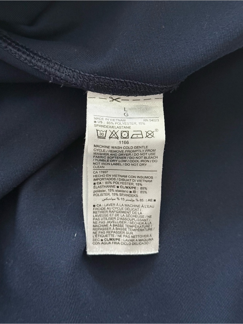 Old Navy Active Go-Dry Compression Crop Leggings Size L Athleisure Activewear - Picture 6 of 6